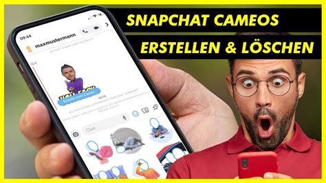 Snapchat Cameos Bild ändern und löschen